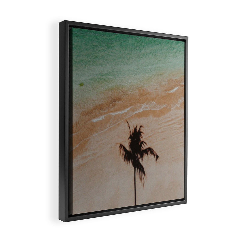 seashore ii - porto de galinhas brazil Framed Canvas Print Gallery Image 2