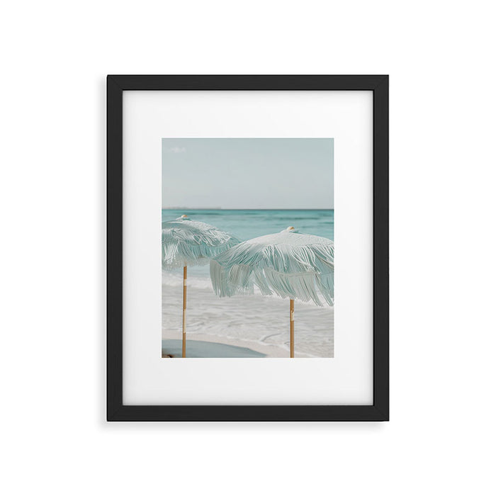summer beach  clxxvii Framed Art Print Gallery Image 1