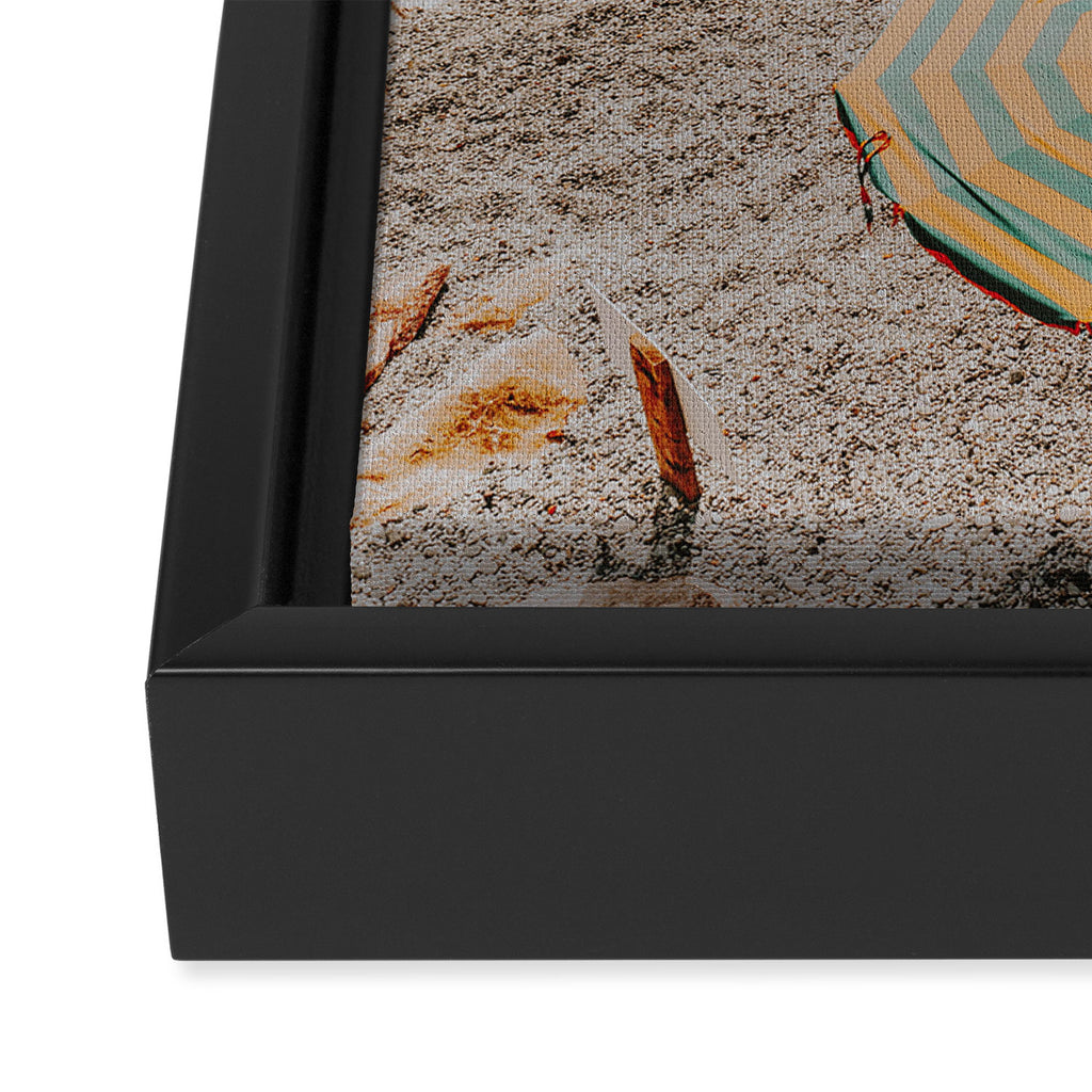 summer beach cxii Framed Canvas Print Gallery Image 3