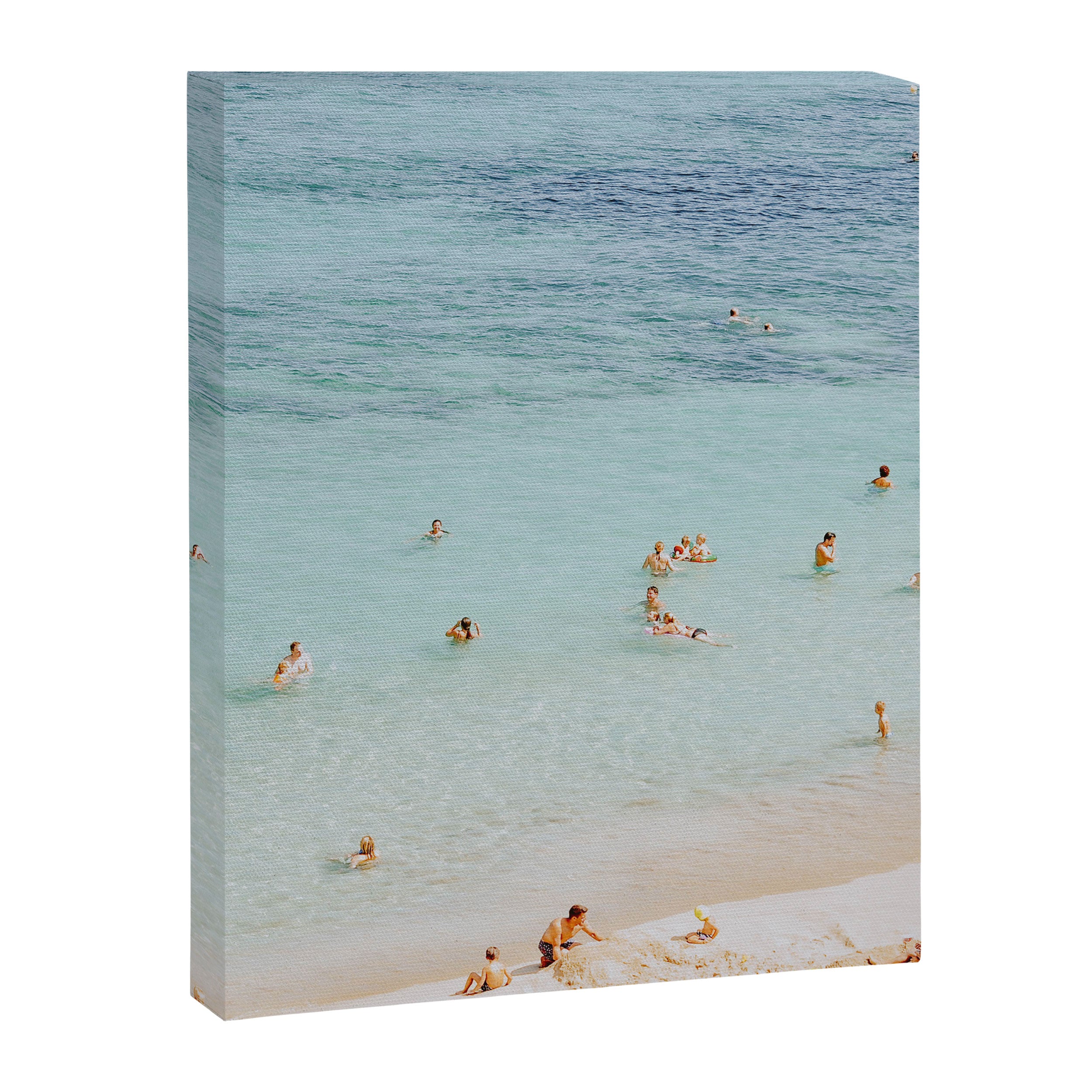 summer beach cxlii - spain Canvas Print Gallery Image 6