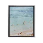 summer beach cxlii - spain Framed Canvas Print Gallery Image 6