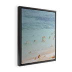 summer beach cxlii - spain Framed Canvas Print Gallery Image 2