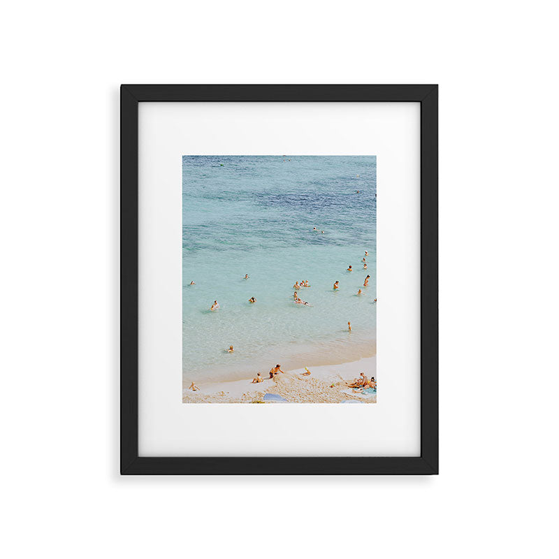 summer beach cxlii - spain Framed Art Print Gallery Image 4