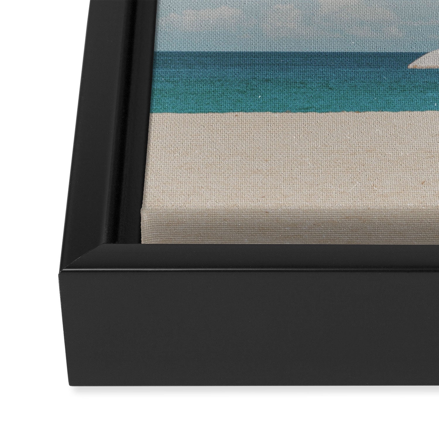 summer beach ii Framed Canvas Print Gallery Image 3