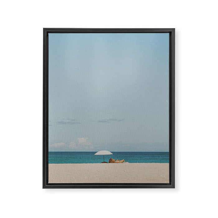 summer beach ii Framed Canvas Print Gallery Image 1