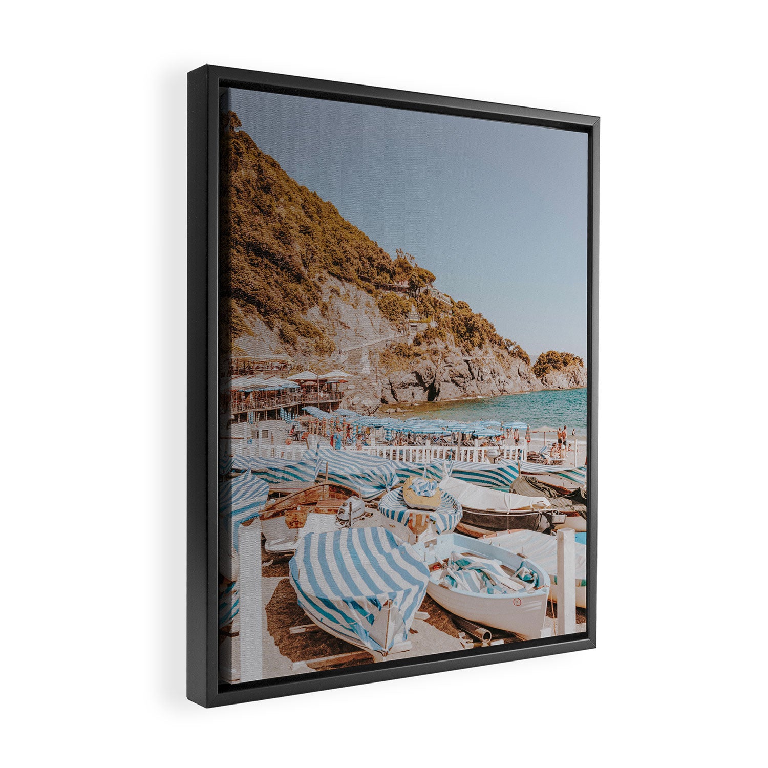 summer beach xix Framed Canvas Print Gallery Image 2