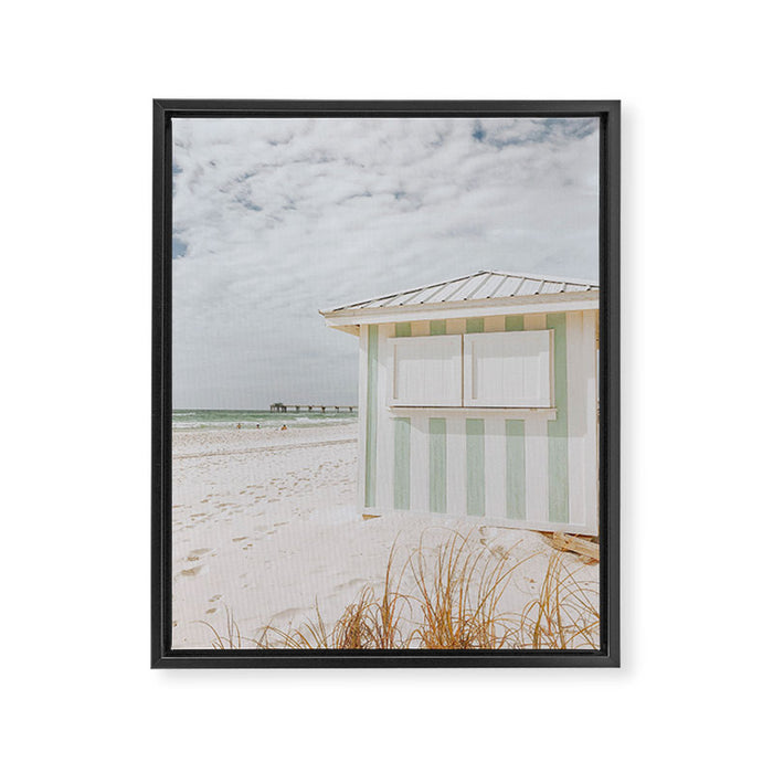 summer beach xxiii Framed Canvas Print Gallery Image 1