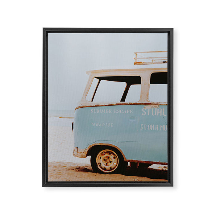 summer escape Framed Canvas Print Gallery Image 1