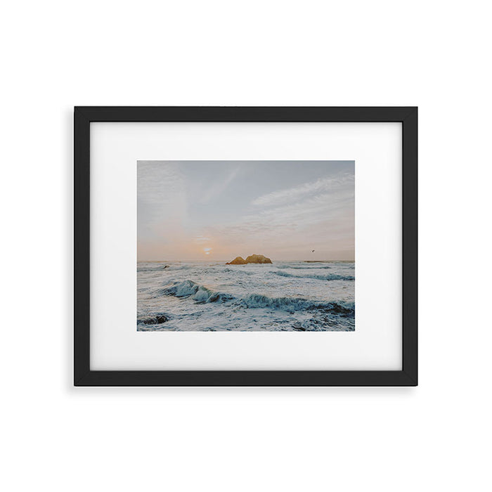 summer sunset vi / san francisco, california Framed Art Print Gallery Image 1