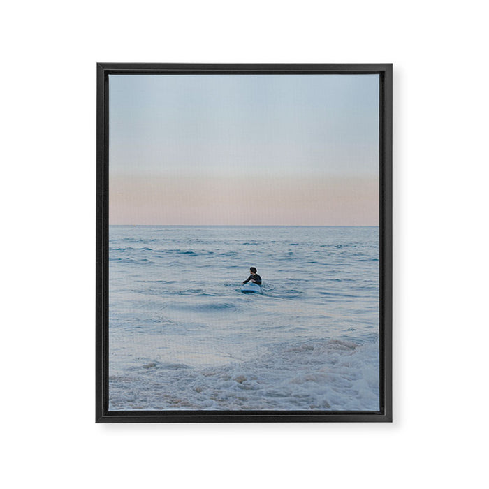 summer sunset xxi / bondi beach, australia Framed Canvas Print Gallery Image 1