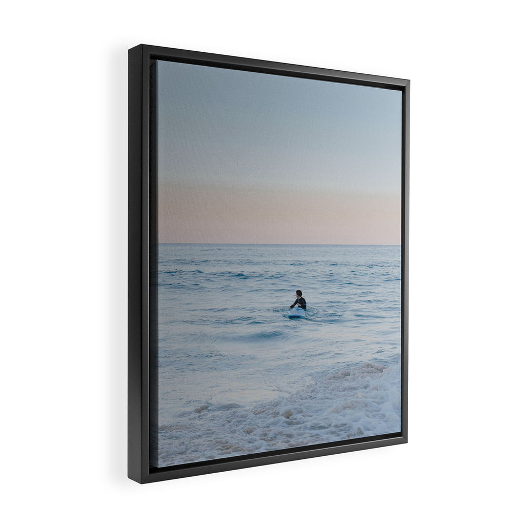 summer sunset xxi / bondi beach, australia Framed Canvas Print Gallery Image 2