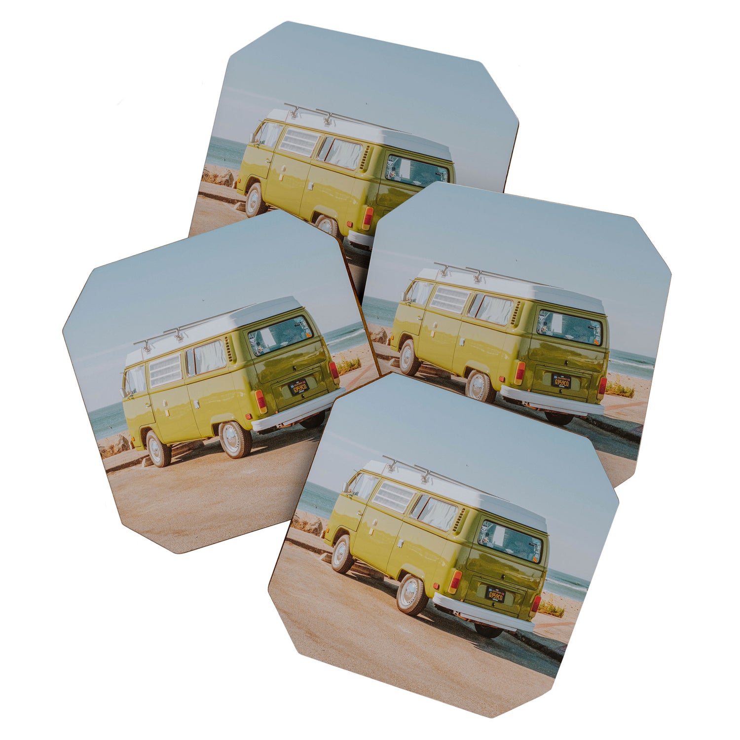 summer van ix / cayucos, california Coaster Gallery Image 1