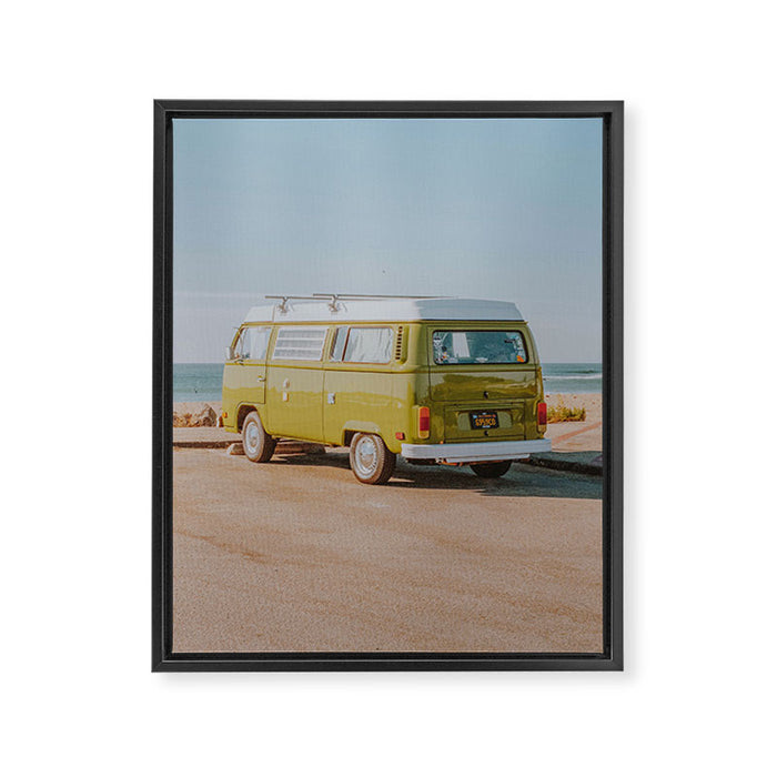 summer van ix / cayucos, california Framed Canvas Print Gallery Image 1