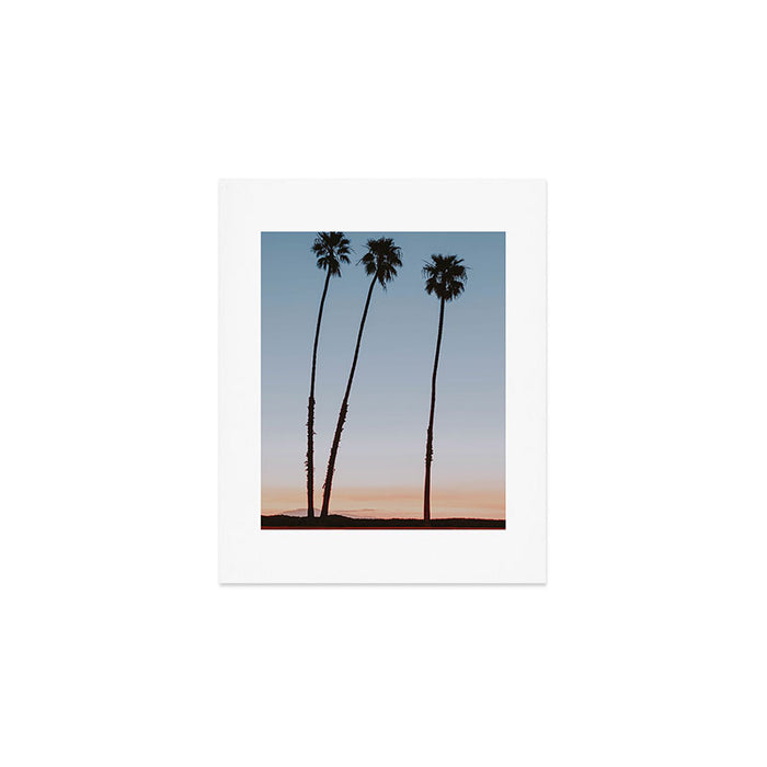 three palm trees iv / santa barbara, california Art Print Gallery Image 1