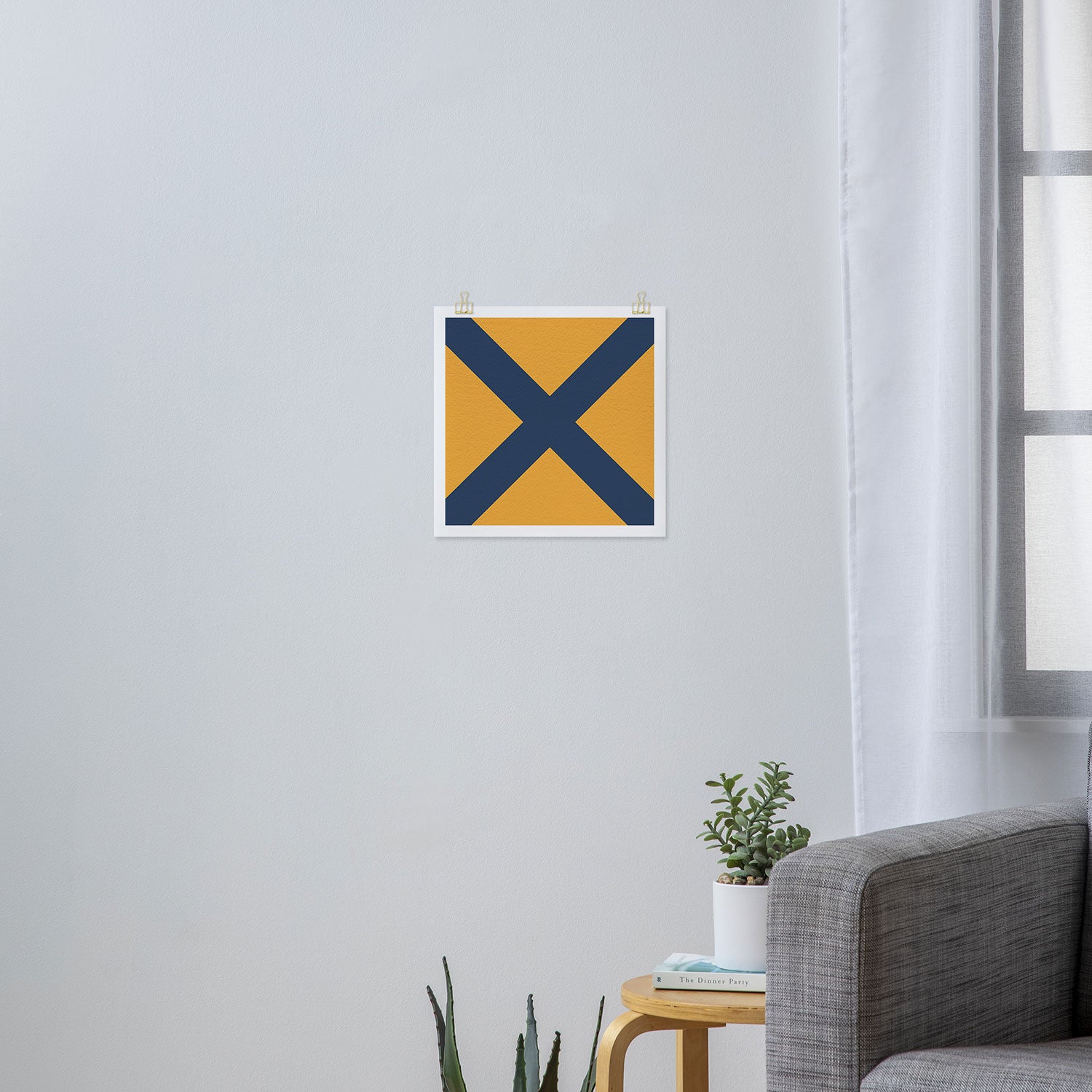 NAUTICAL Boat Flag "5" Art Print Gallery Image 3