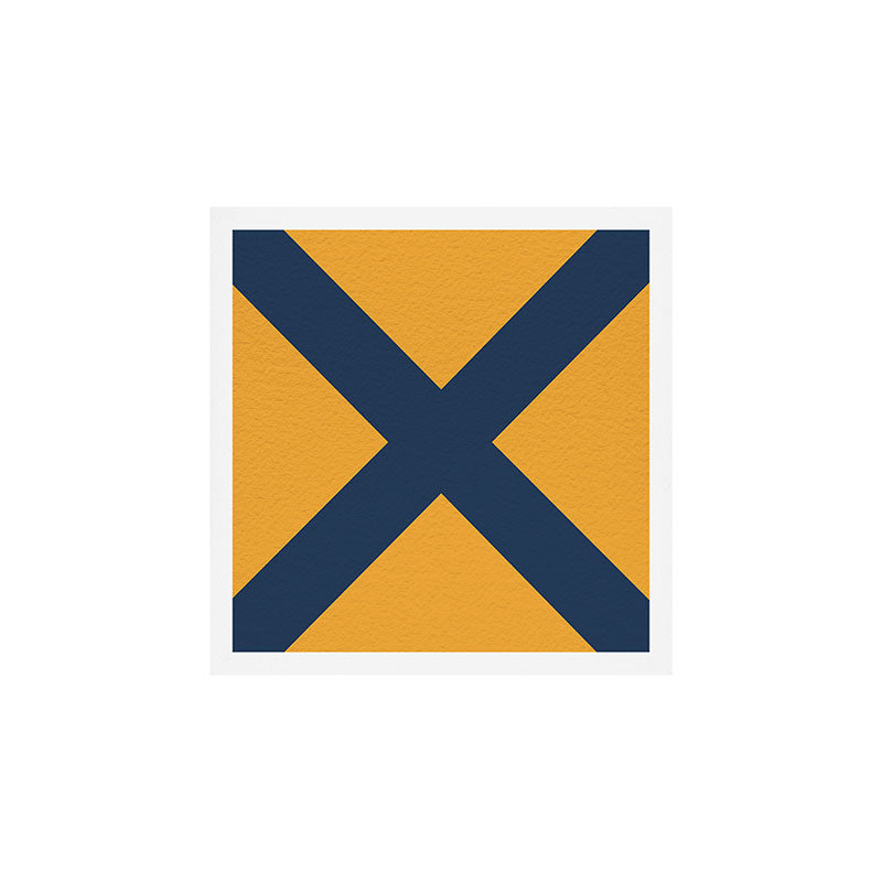 NAUTICAL Boat Flag "5" Art Print Gallery Image 1