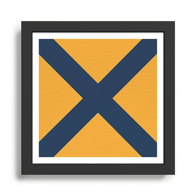 NAUTICAL Boat Flag "5" Framed Art Print Gallery Image 1