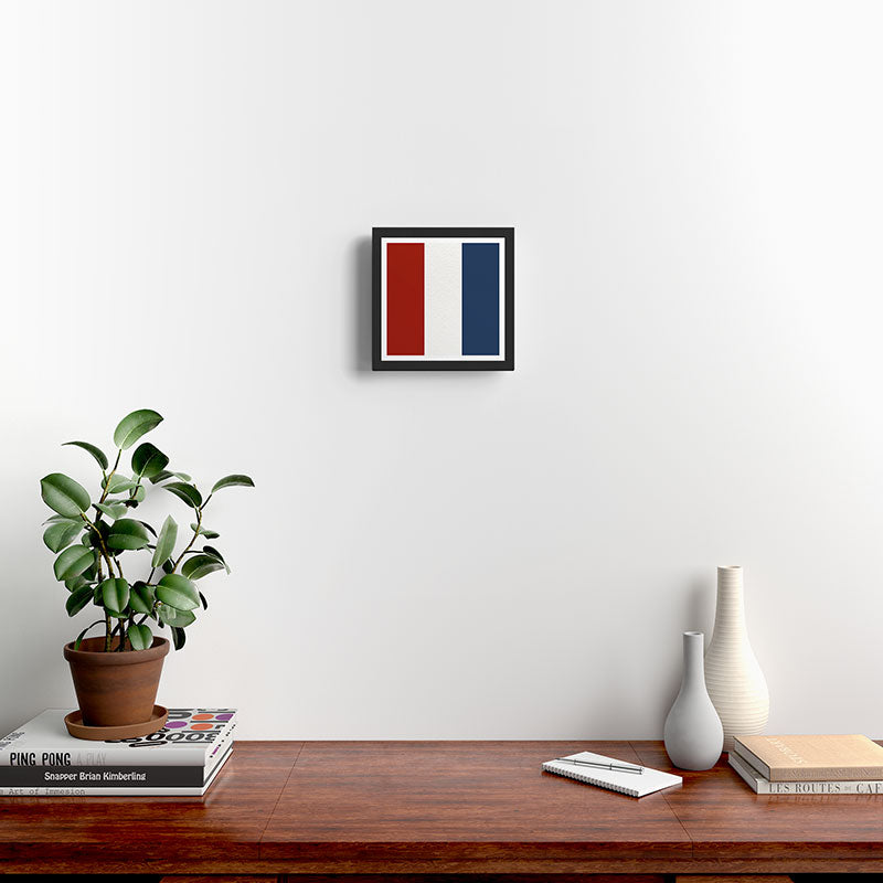 NAUTICAL Boat Flag "T" Framed Art Print Gallery Image 2