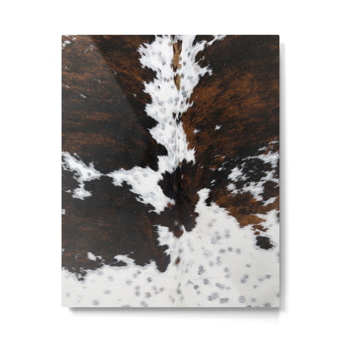 Modern cow hide animal print Metal Print Gallery Image 1