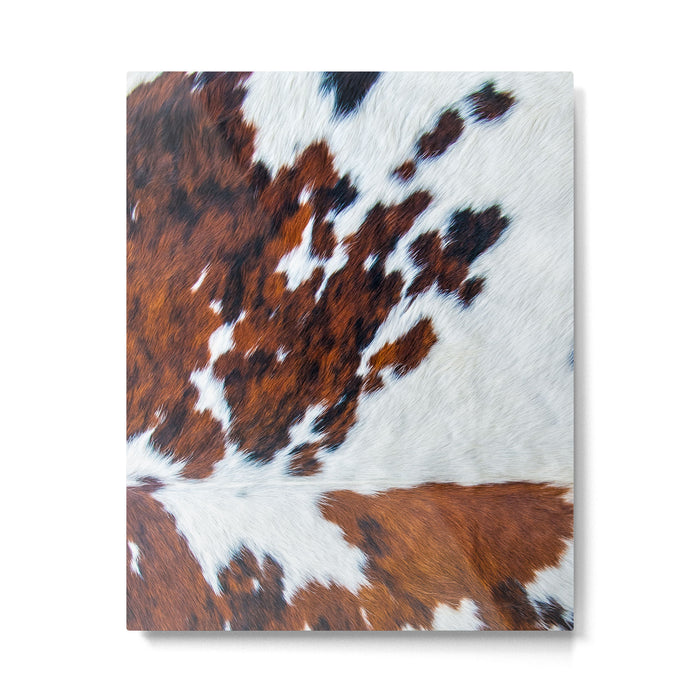 Rustic cow faux fur, cowhide Metal Print Gallery Image 1