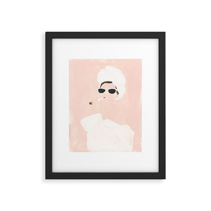 Beauty routine Framed Art Print Gallery Image 1
