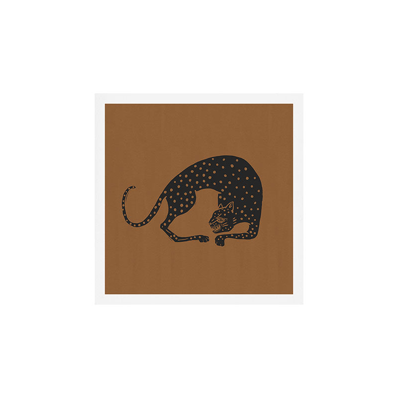 Blockprint Cheetah Art Print Gallery Image 1