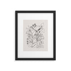 Charcoal Tropics Framed Art Print Gallery Image 4