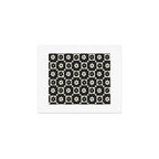 Checkered Daisy - Black ink Art Print Gallery Image 1