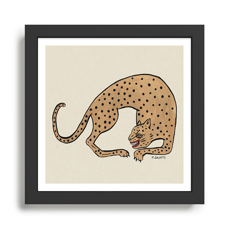 Cheetah Framed Art Print Gallery Image 1