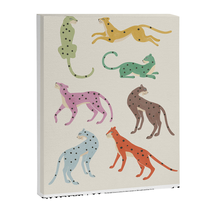 Cheetah Poster Canvas Print Gallery Image 1