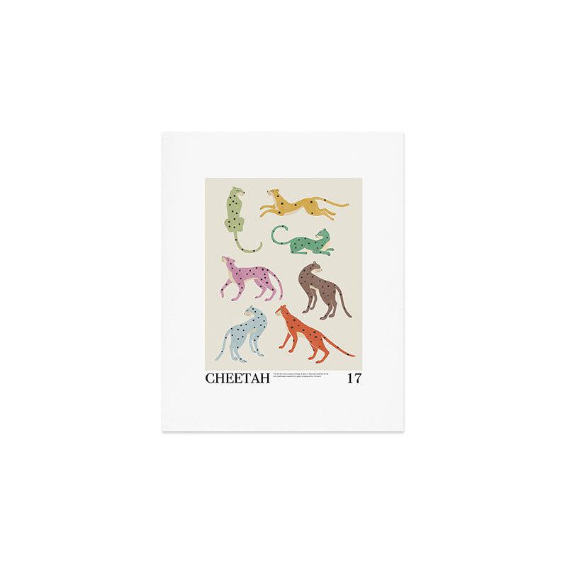 Cheetah Poster Art Print Gallery Image 1
