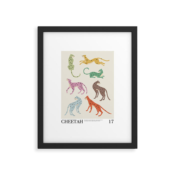 Cheetah Poster Framed Art Print Gallery Image 1