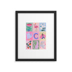 Claire Collage Framed Art Print Gallery Image 5