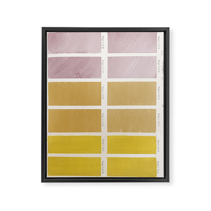 Color Study No. 1 Framed Canvas Print Gallery Image 1