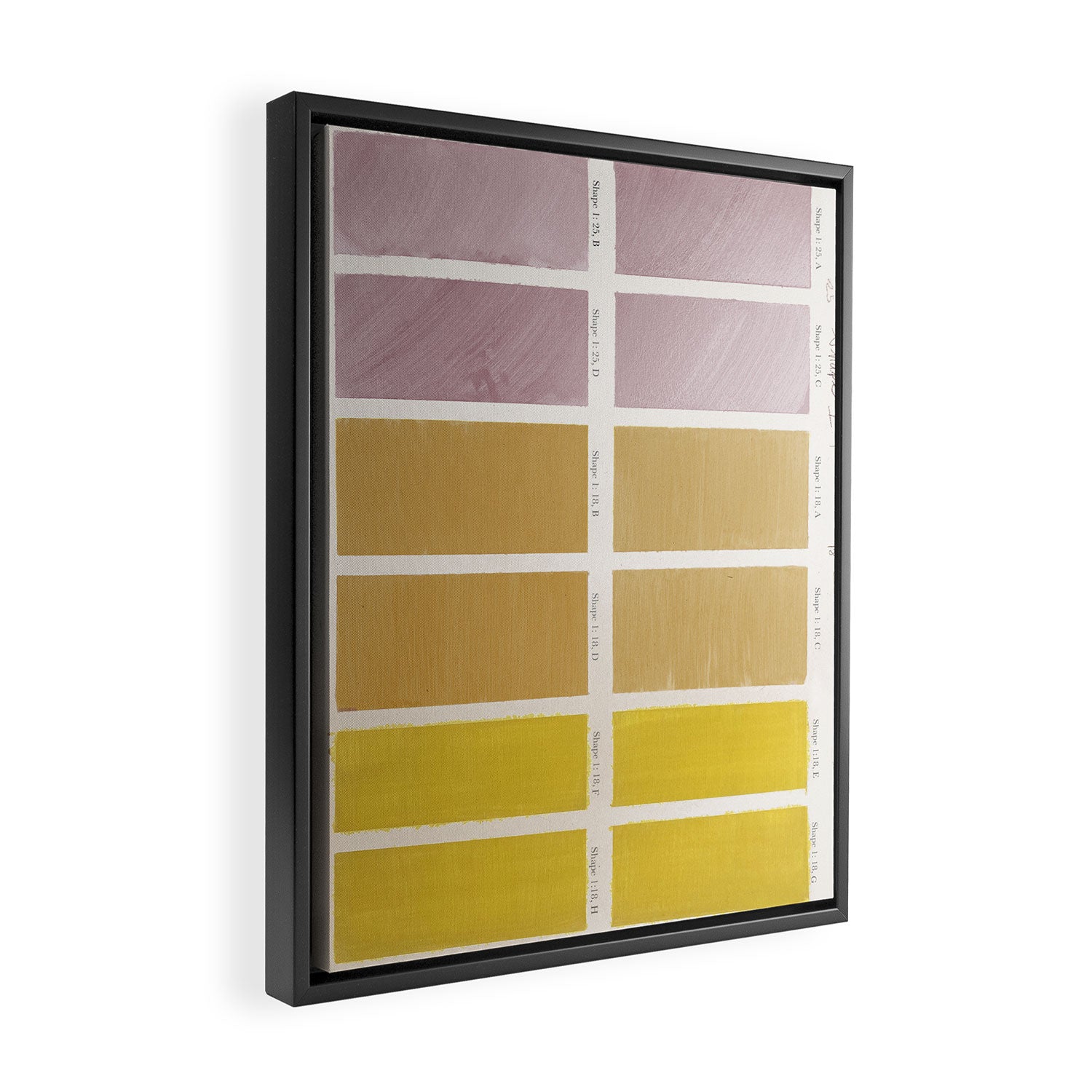 Color Study No. 1 Framed Canvas Print Gallery Image 2