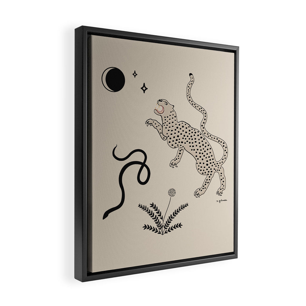 Desert Prey Framed Canvas Print Gallery Image 2