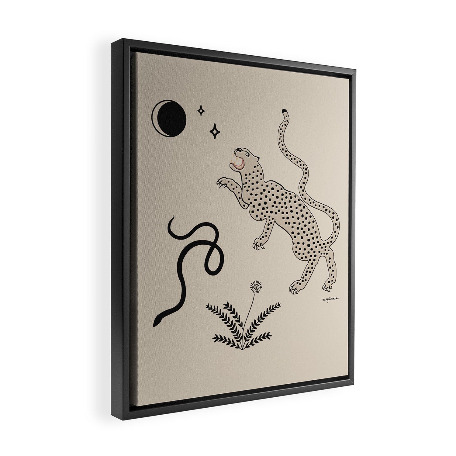 Desert Prey Framed Canvas Print Gallery Image 2
