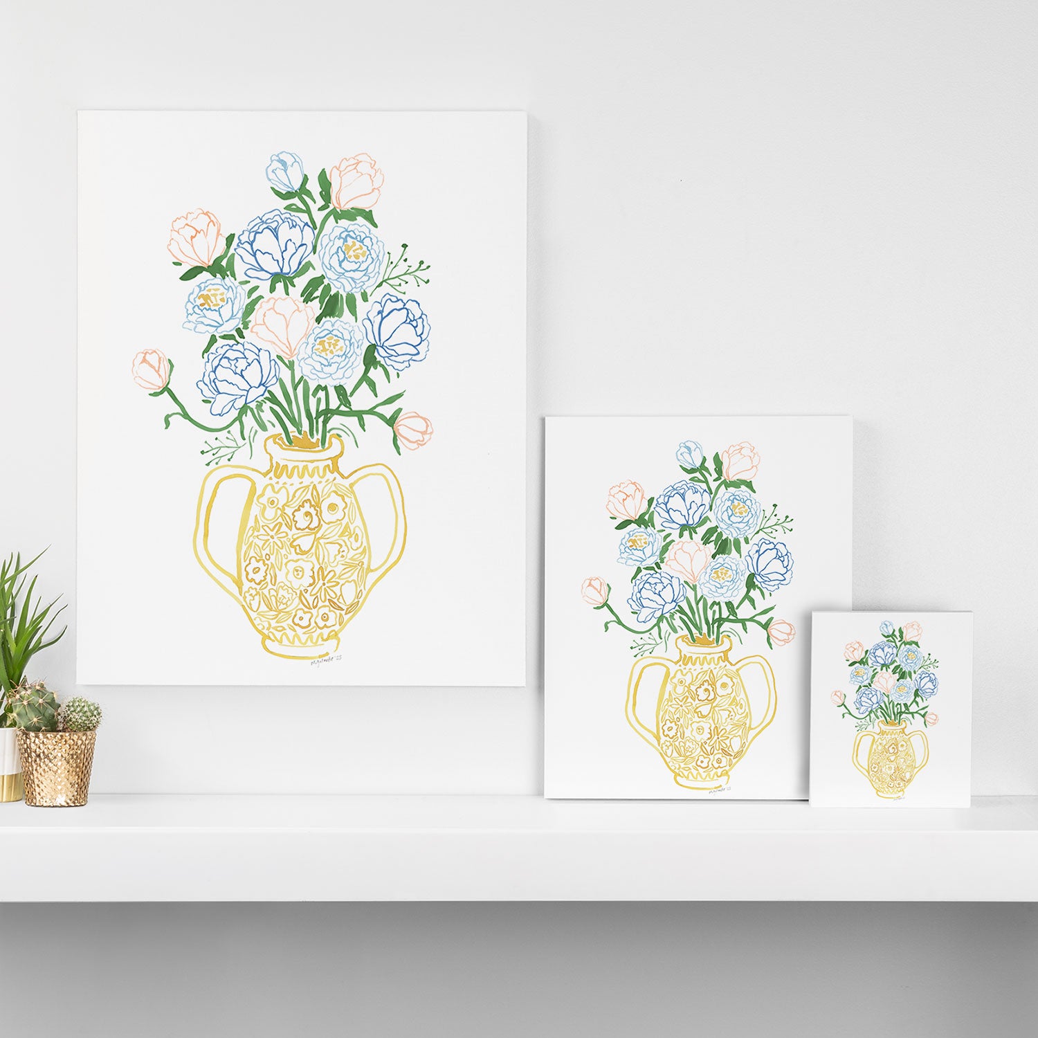 Finn Vase Canvas Print Gallery Image 3