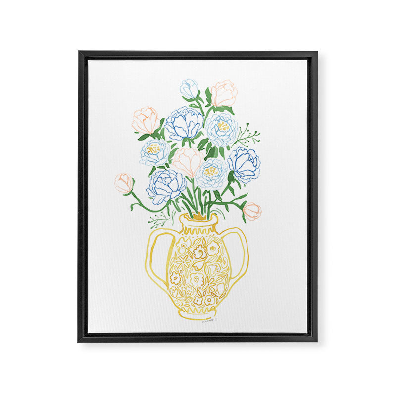 Finn Vase Framed Canvas Print Gallery Image 6