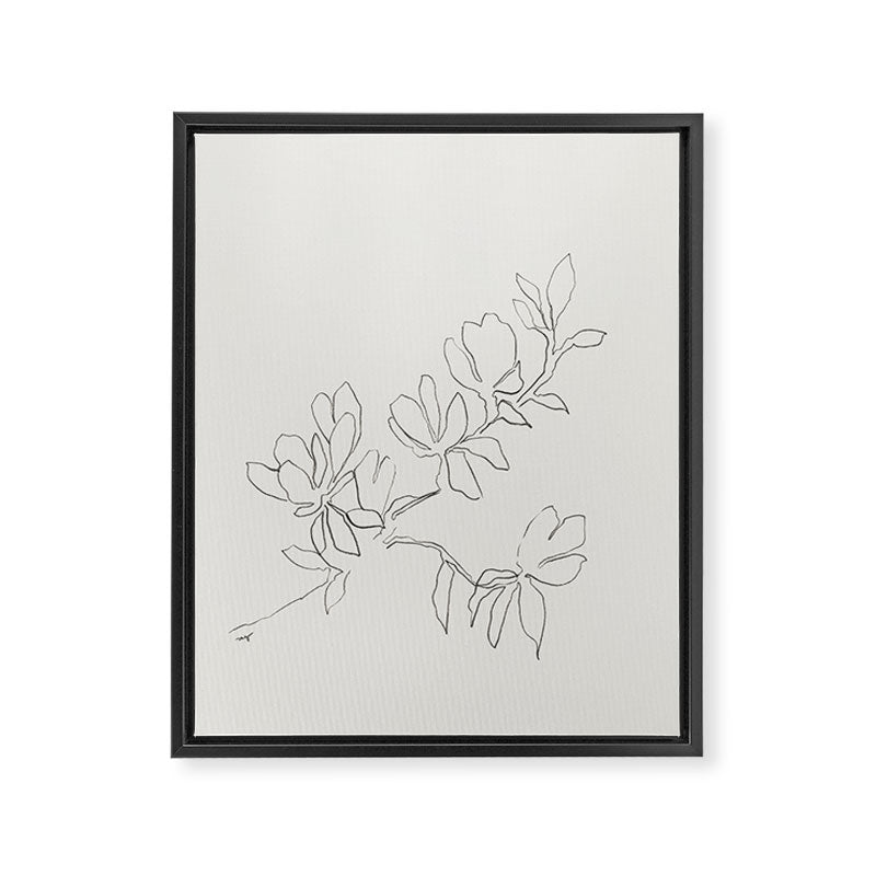 Floral Study no. 4 Framed Canvas Print Gallery Image 6