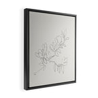 Floral Study no. 4 Framed Canvas Print Gallery Image 2