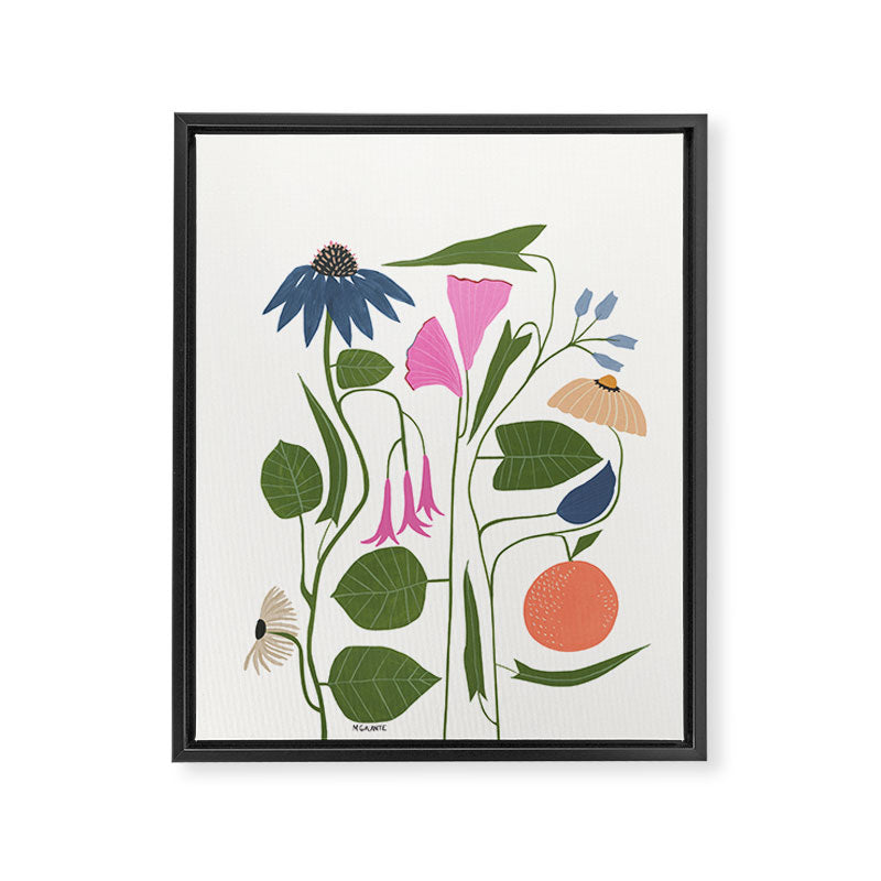 Florence Floral Framed Canvas Print Gallery Image 6