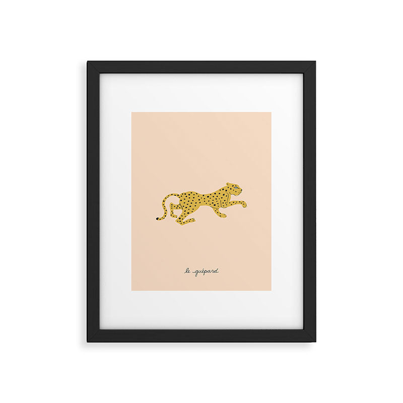 le guépard Framed Art Print Gallery Image 5