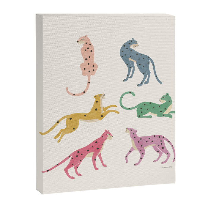 Leopard Rainbows Canvas Print Gallery Image 1