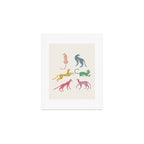 Leopard Rainbows Art Print Gallery Image 1