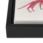 Leopard Rainbows Framed Canvas Print Gallery Image 3