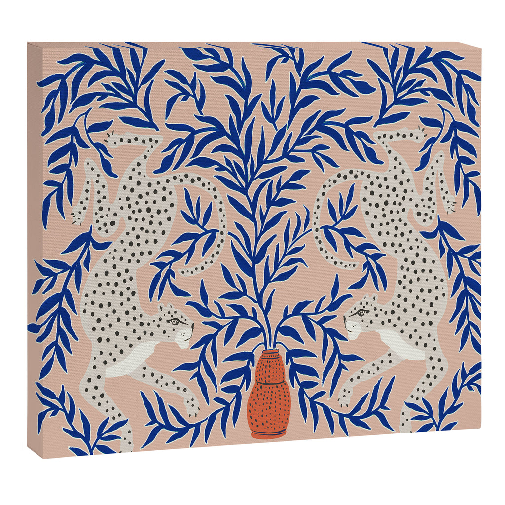 Leopard Vase Canvas Print Gallery Image 6