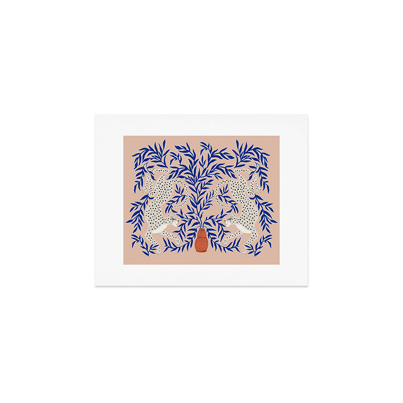 Leopard Vase Art Print Gallery Image 1