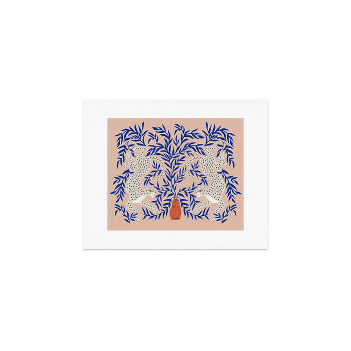 Leopard Vase Art Print Gallery Image 1