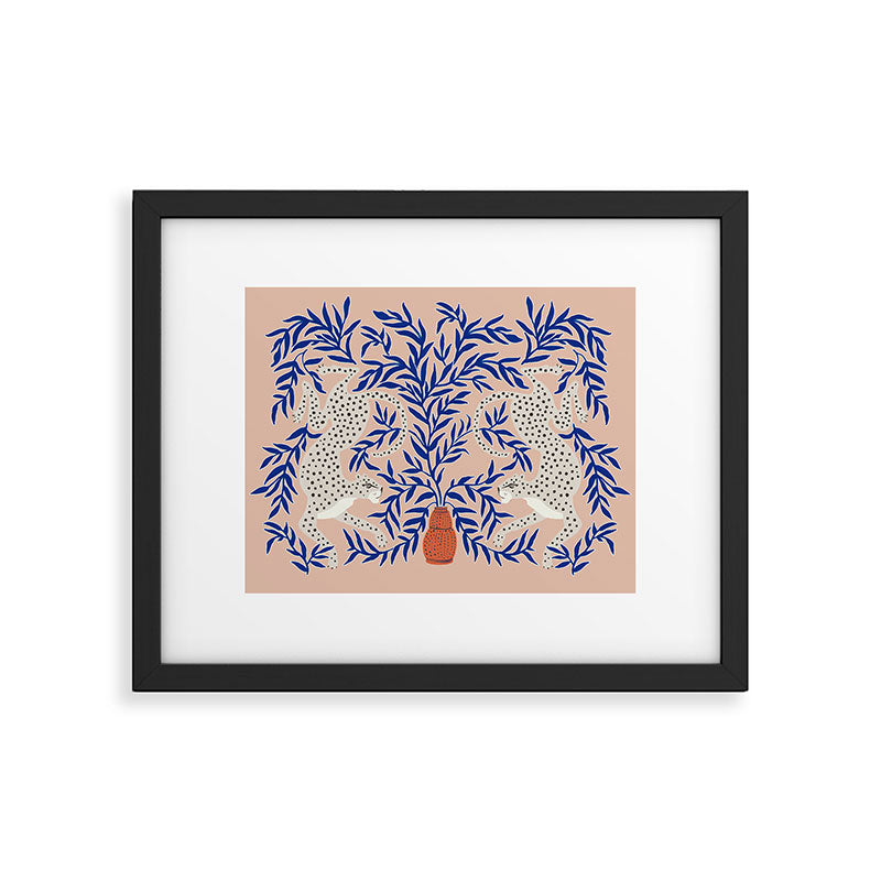 Leopard Vase Framed Art Print Gallery Image 5